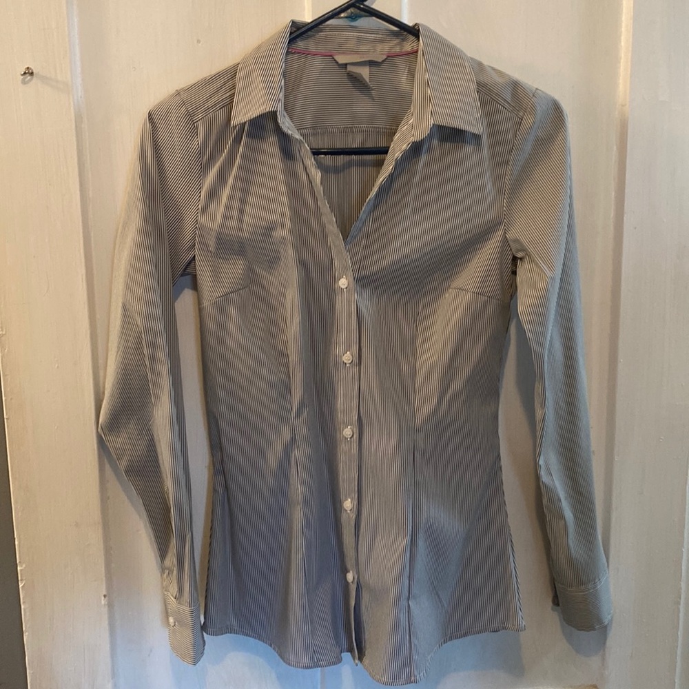 H&M long sleeve dress shirt